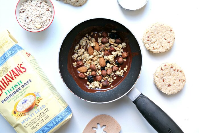 Porridge Cakes Chocolate granola Flavahan's #betteryourbreakfast